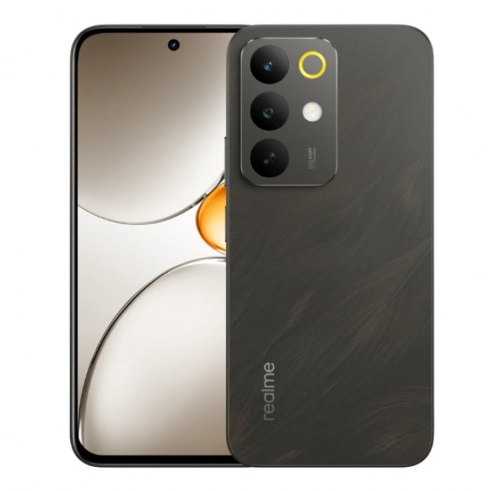 Oferta dia das Mães Celular Realme C85 Preto, 256GB, 8GB RAM, Câmera Tripla de 50MP Com IA, Tela 6.8", NFC, IP69, Bateria 7000 mAh e Processador Snapdragon™ 685